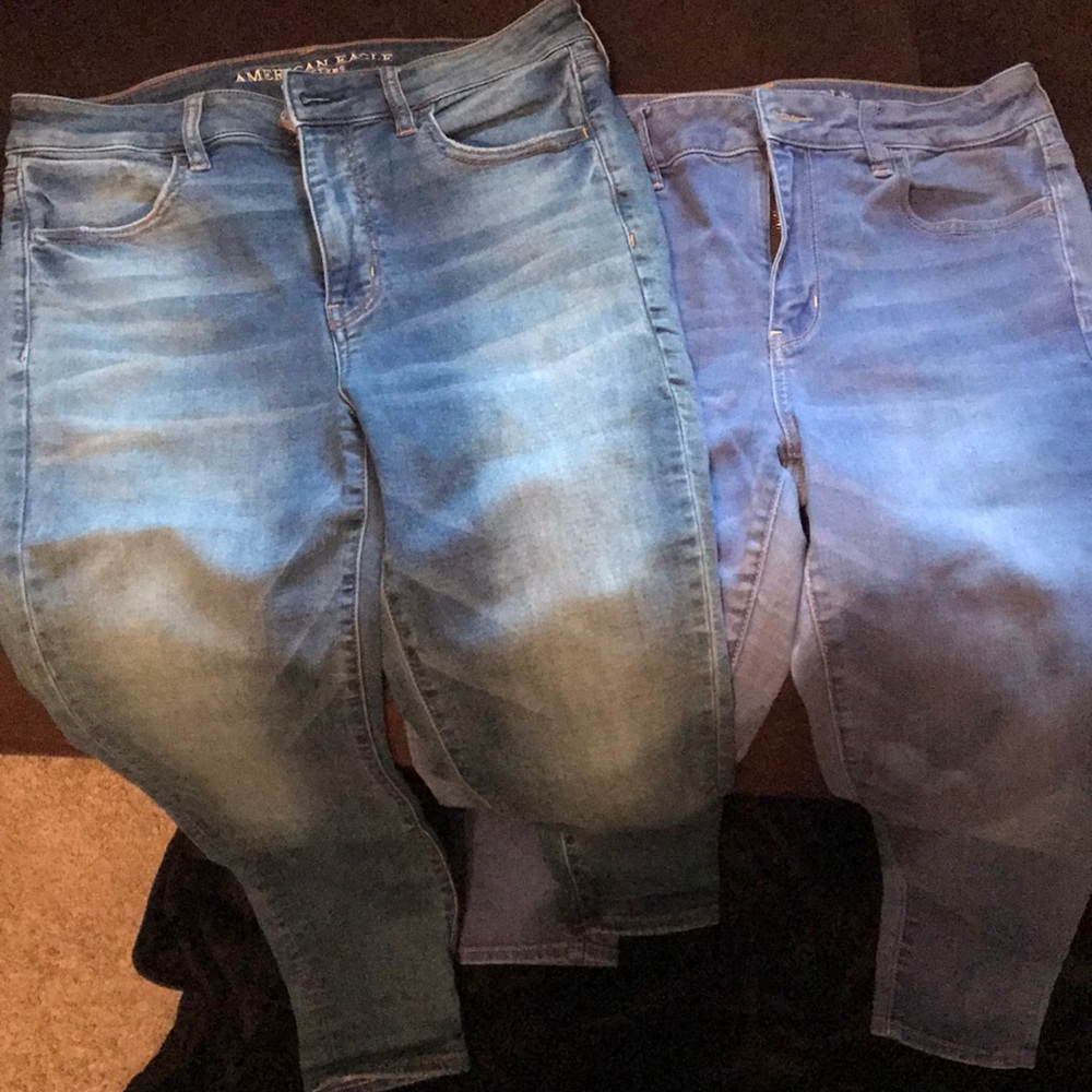 2 pairs of American Eagle Jeans